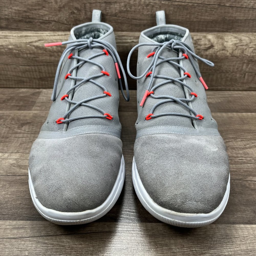 Under Armour Charged 24/7 Mid Chukka Gray Mens US Size 11 3020007-100 Sneakers